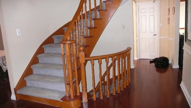Hallway and staircases